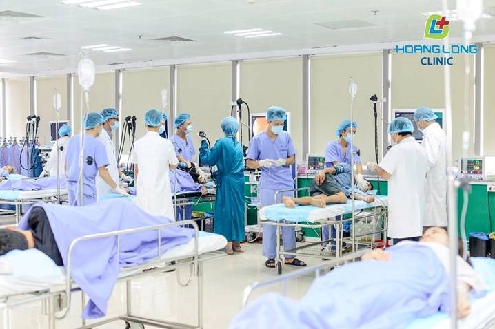 Cận cảnh trung tâm nội soi hiện đại của PKĐK Hoàng Long