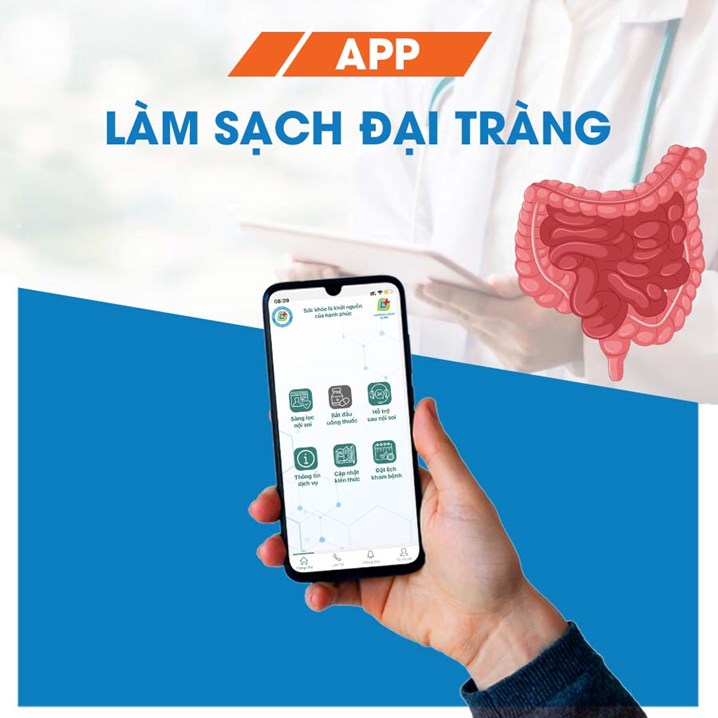  App làm sạch đại tràng được tạo bởi Viện nghiên cứu và đào tạo tiêu hóa, gan mật