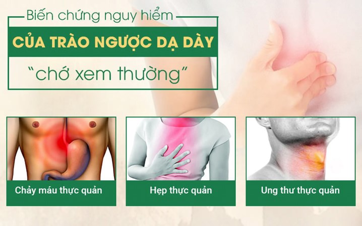 Biến chứng của bệnh trào ngược dạ dày