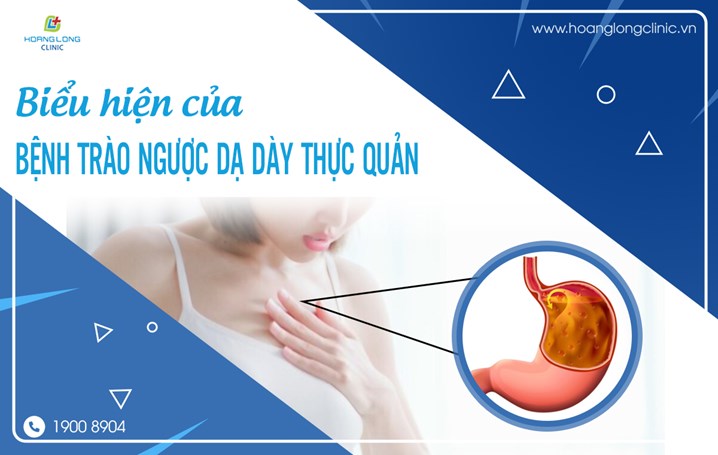 Biểu hiện của bệnh trào ngược dạ dày thực quản