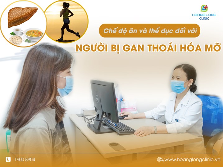 Chế độ ăn và thể dục đối với người gan thoái hóa mỡ