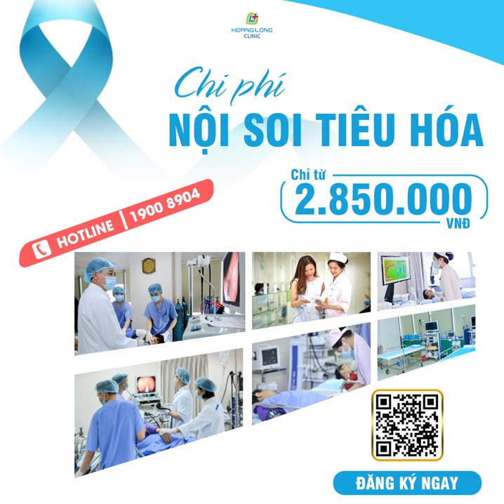 Nội soi dạ dày và đại tràng chi phí chỉ từ 2.850.000 vnđ