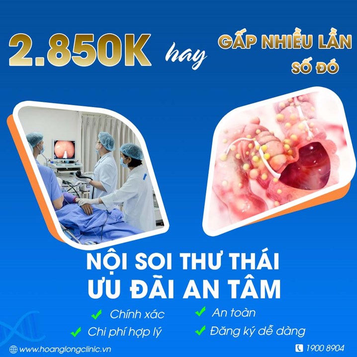 Nội soi dạ dày đại tràng chỉ từ 2.850,000 vnđ an toàn cho người bệnh