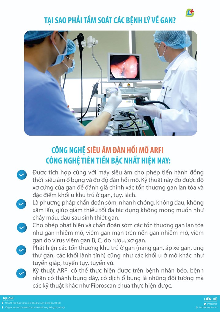 Công nghệ siêu âm đàn hồi mô ARFI công nghệ tiên tiến bậc nhất hiện nay