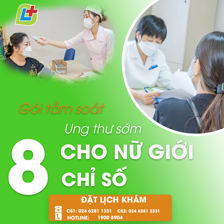 Gói Tầm soát ung thư sớm dành cho Nữ giới 8 chỉ số