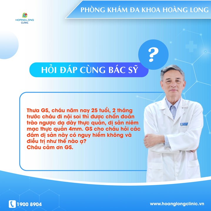 Dị sản niêm mạc thực quản có nguy hiểm không?