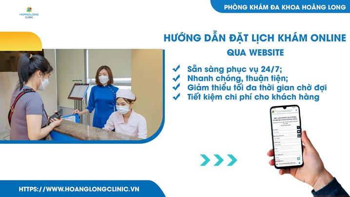 Hướng dẫn đặt lịch khám online qua website