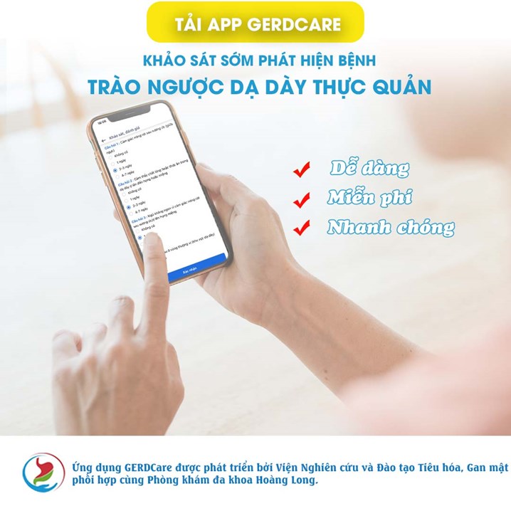 App GERDCare là giải pháp cho các y bác sỹ điều trị bệnh trào ngược dạ dày thực quản