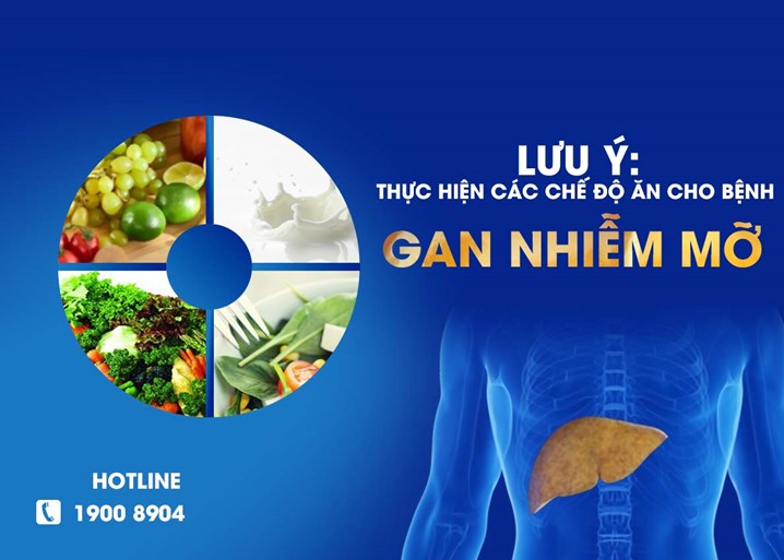 Một số lưu ý khi thực hiện các chế độ ăn cho bệnh gan nhiễm mỡ