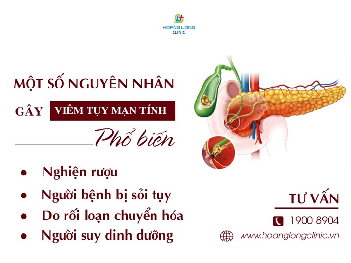 Một số nguyên nhân gây viêm tụy phổ biến