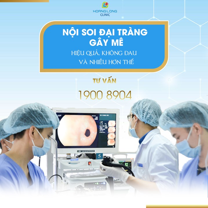 Nội soi gây mệ đại tràng tại phòng khám đa khoa Hoàng Long