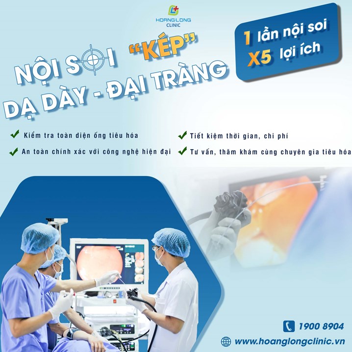 Nội soi kép dạ dày - đại tràng 1 lần soi gấp 5 lợi ích