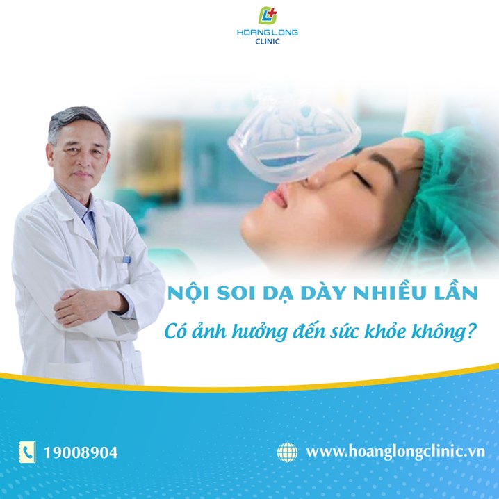 Nội soi dạ dày nhiều lần có ảnh hưởng đến sức khoẻ không?