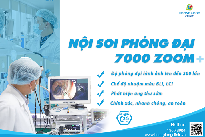 Nội soi dạ dày công nghệ cao tại phòng khám đa khoa Hoàng Long