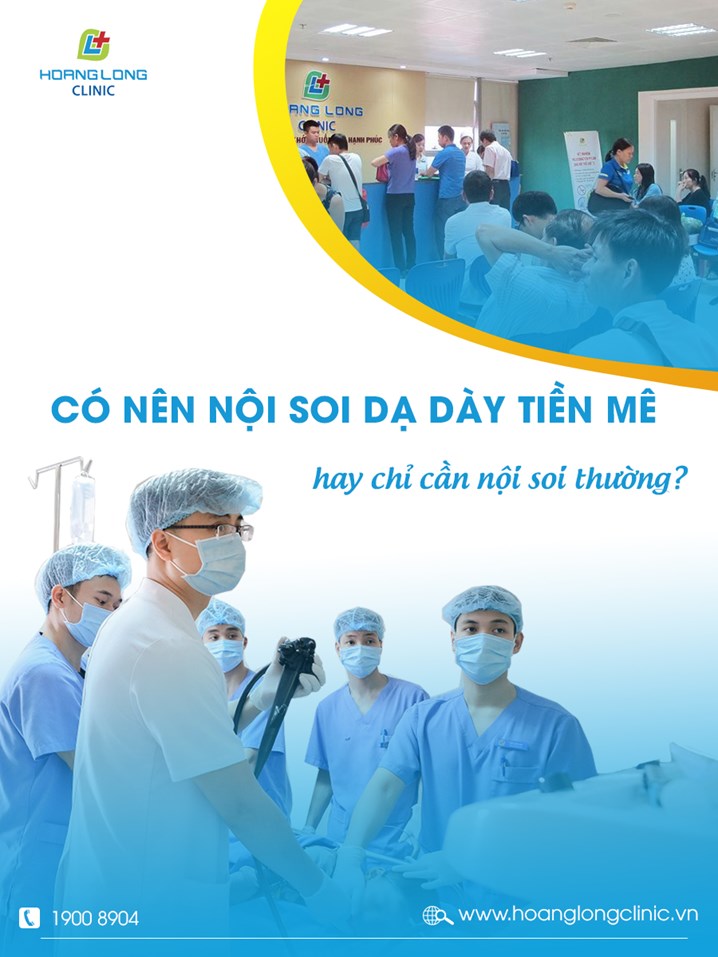 Có nên nội soi dạ dày tiền mê hay chỉ cần nội soi thường