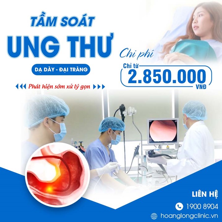 Tầm soát ung thư dạ dày đại tràng chi phí chỉ từ 2.850.000 vnđ