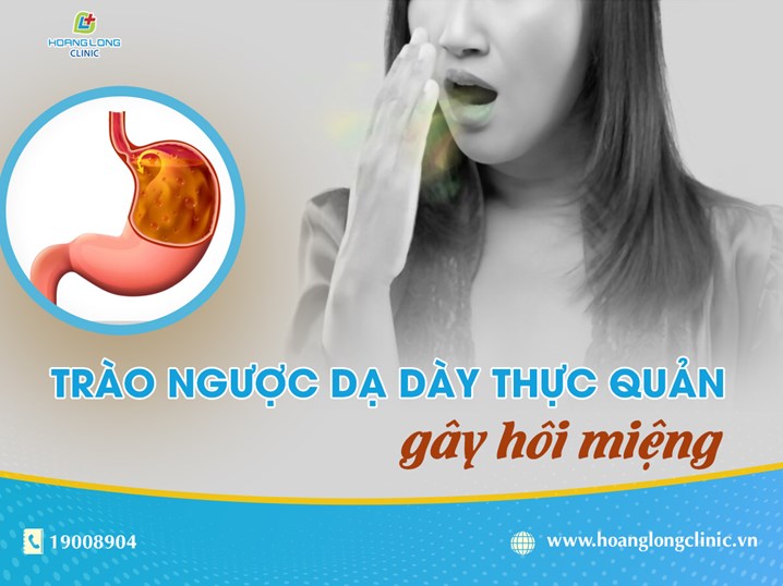 Trào ngược dạ dày thực quản gây hôi miệng