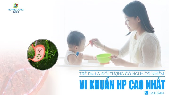 Cảnh báo Trẻ em là đối tượng có nguy cơ nhiễm vi khuẩn HP cao nhất