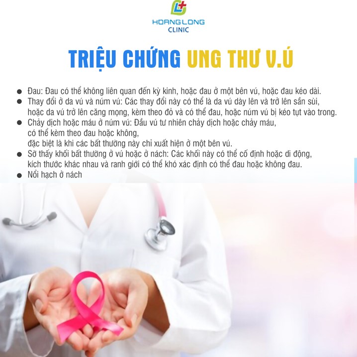 Triệu chứng ung của thư vú