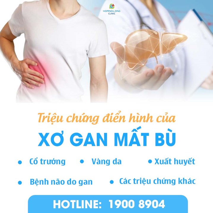 Các triệu chứng điển hình của bệnh xơ gan mất bù