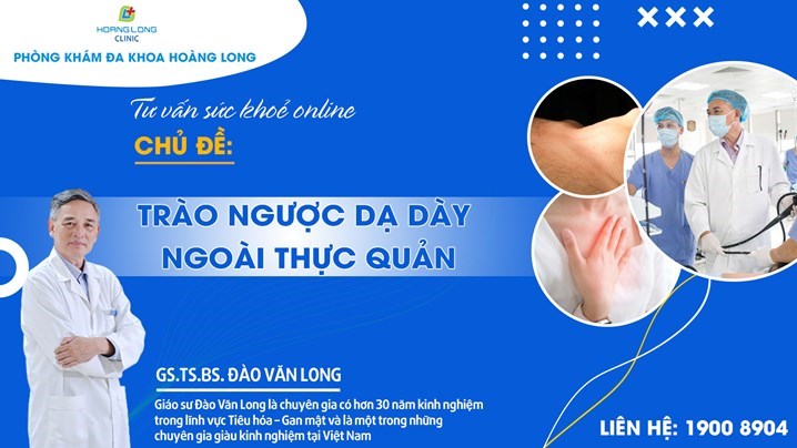 Tư vấn sức khoẻ online trào ngược dạ dày ngoài thực quản