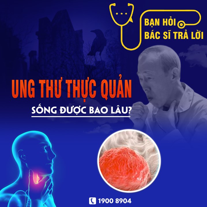 Câu hỏi thường gặp "ung thư thực quản sống được bao lâu"