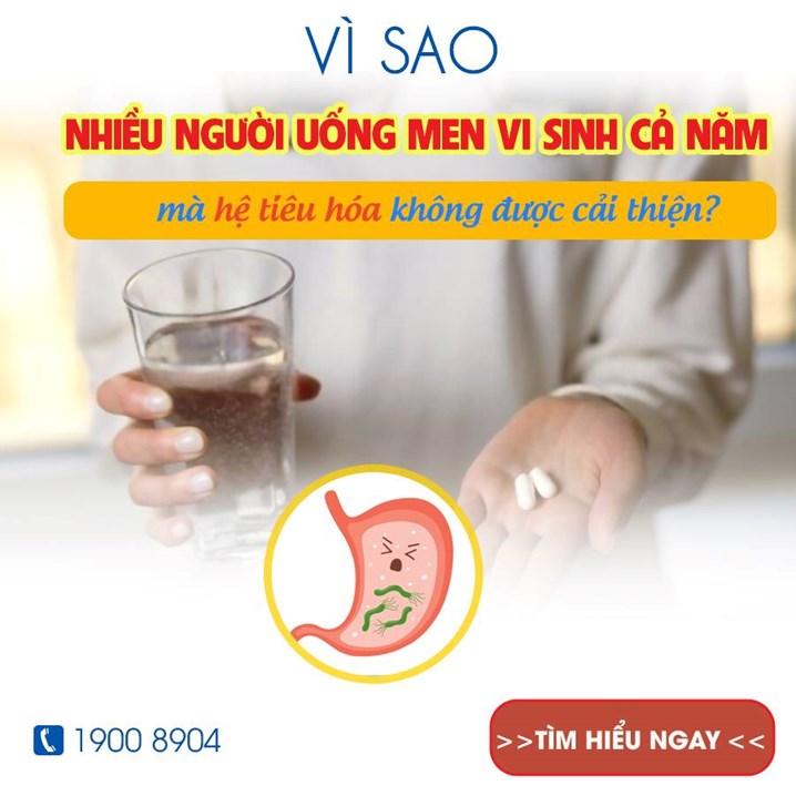 Ảnh minh họa: Vì sao nhiều người uống men vi sinh cả năm mà hệ tiêu hóa không được cải thiện?