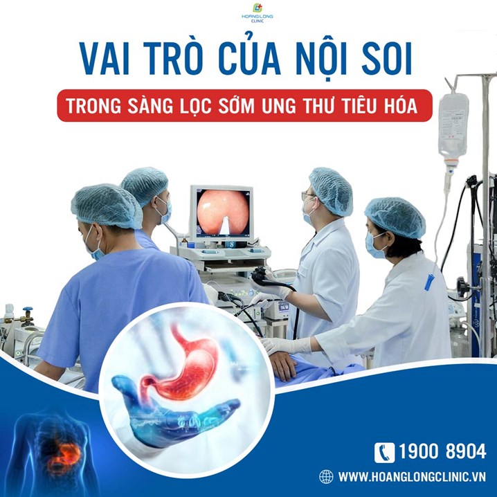 Một trong những vai trò của nội soi dạ dày để sàng lọc chẩn đoán sớm ung thư tiêu hóa