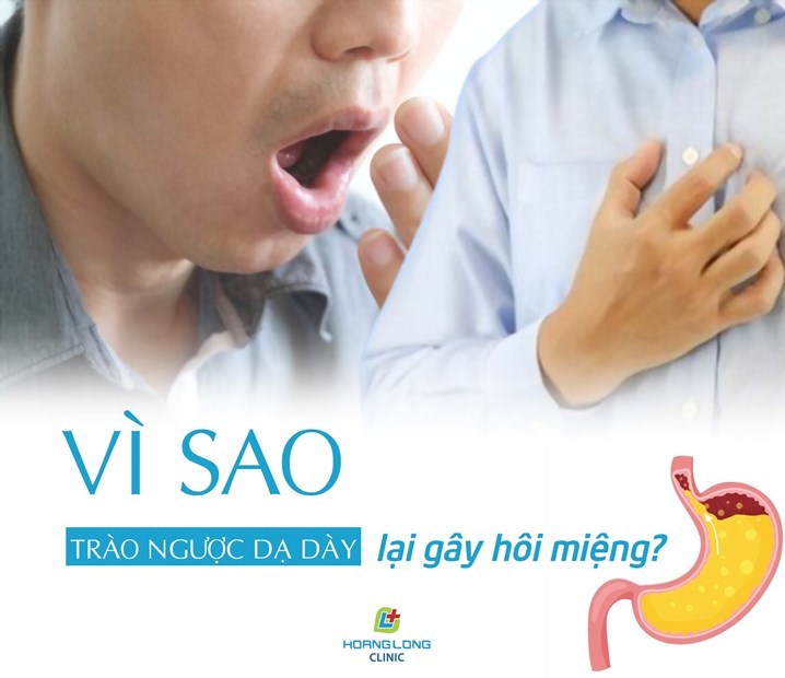 Vì sao trào ngược dạ dày gây hôi miệng