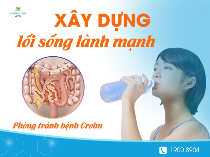 Xây dựng lối sống lành mạnh phòng tránh bệnh Crohn