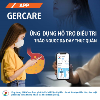 Ứng dụng Gerdcare - Giải pháp hữu ích cho người mắc bệnh trào ngược dạ dày