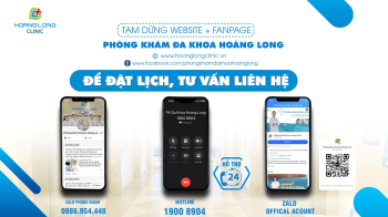 TẠM DỪNG WEBSITE + FANPAGE PHÒNG KHÁM ĐA KHOA HOÀNG LONG