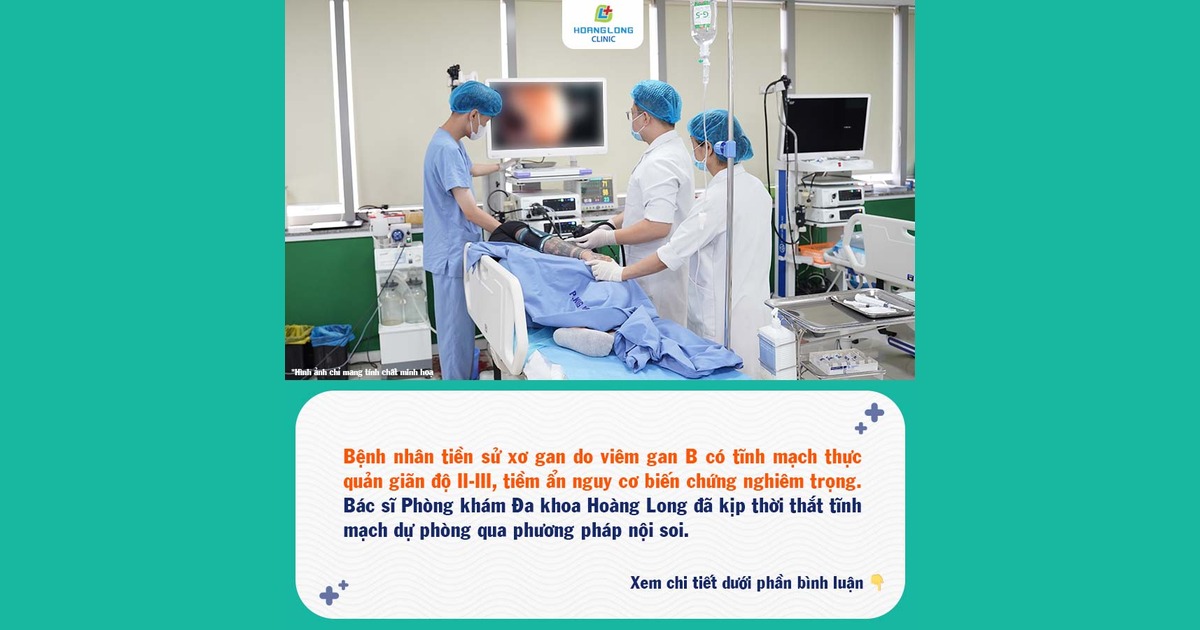 Một lần nội soi - Chủ động phòng ngừa biến chứng nguy hiểm ở người bệnh xơ gan