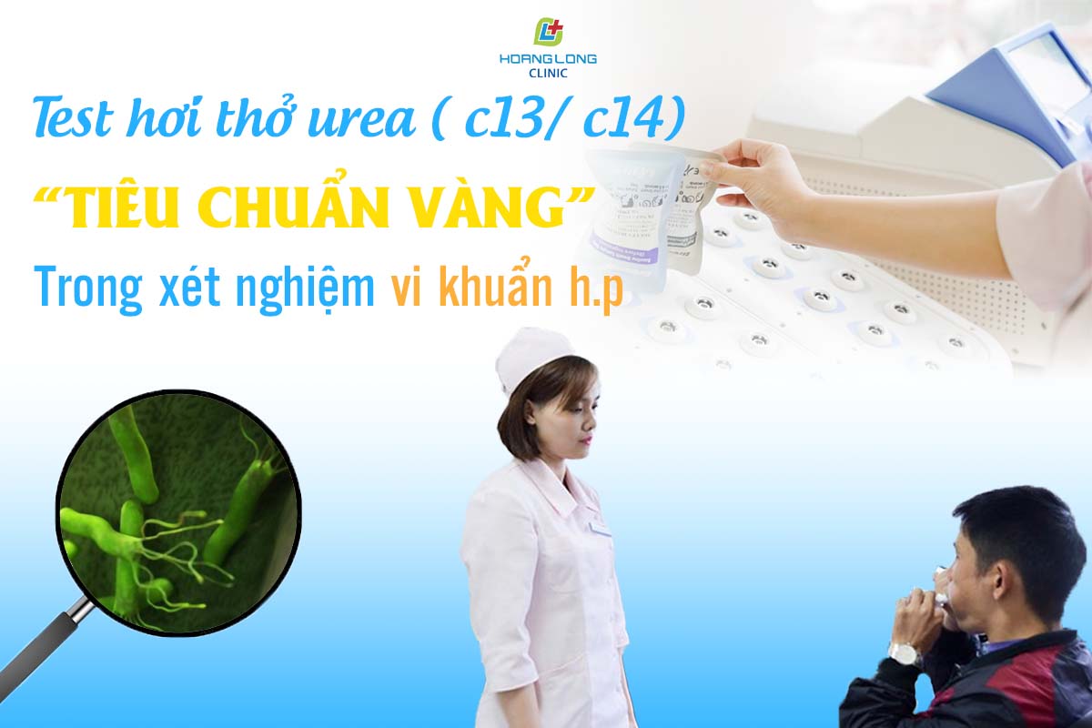 Test hơi thở urea ( c13/ c14) - một trong những phương pháp để xét nghiệm vi khuẩn h.p