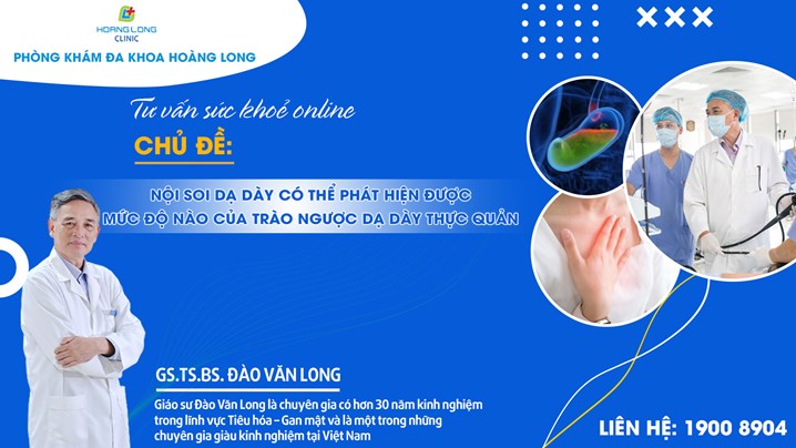 Tư vấn sức khoẻ online: Nội soi dạ dày có thể phát hiện được mức độ nào của trào ngược dạ dày thực quản