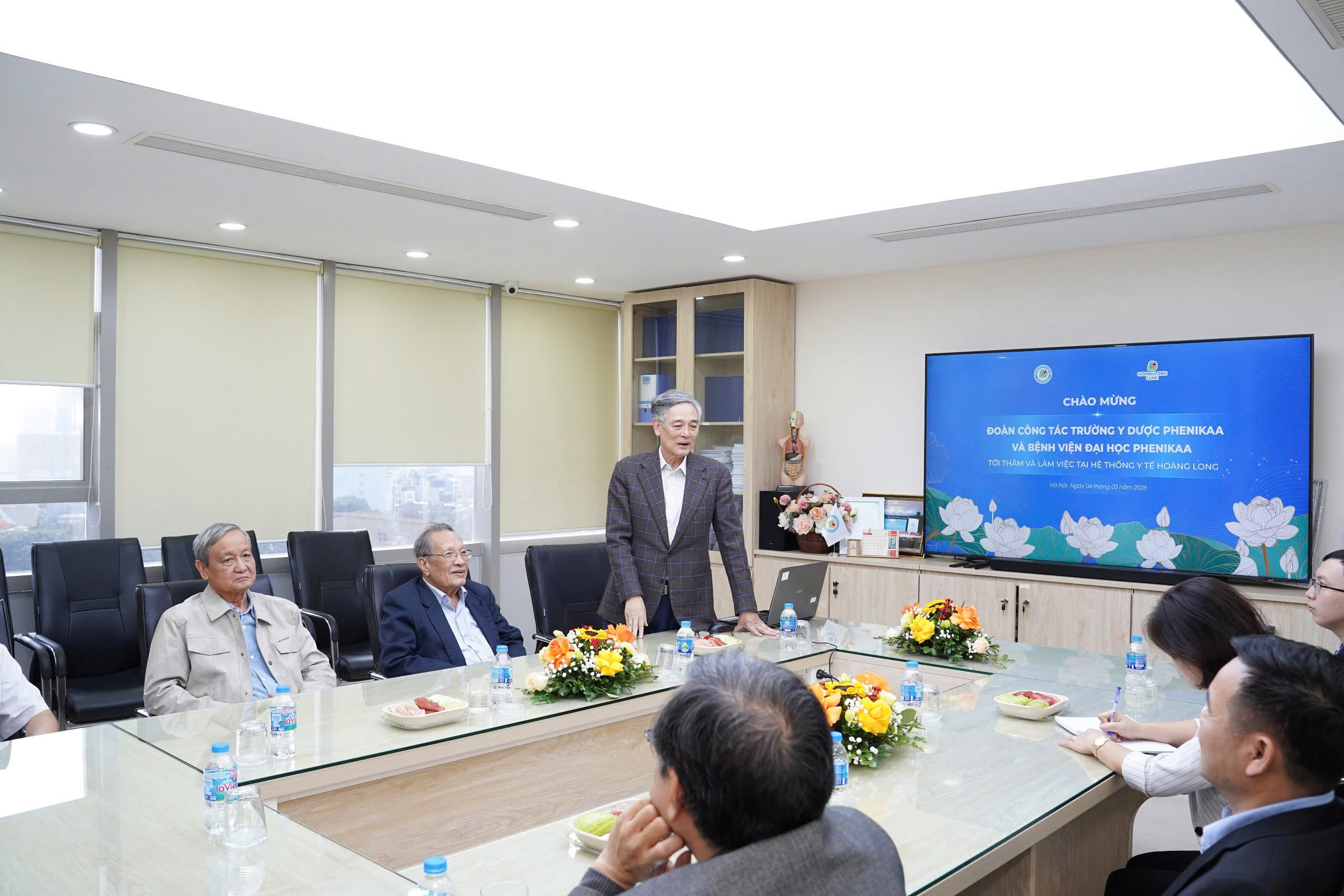[KẾT NỐI HỢP TÁC] HỆ THỐNG Y TẾ HOÀNG LONG ĐÓN TIẾP ĐOÀN CÔNG TÁC TRƯỜNG Y VÀ BỆNH VIỆN THUỘC ĐẠI HỌC PHENIKAA